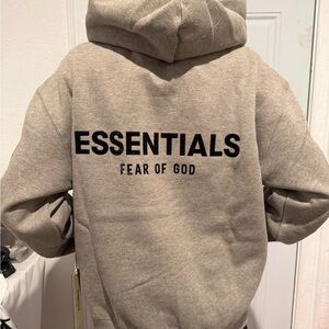 Fear of God Essentials Tan Crewneck Sweater